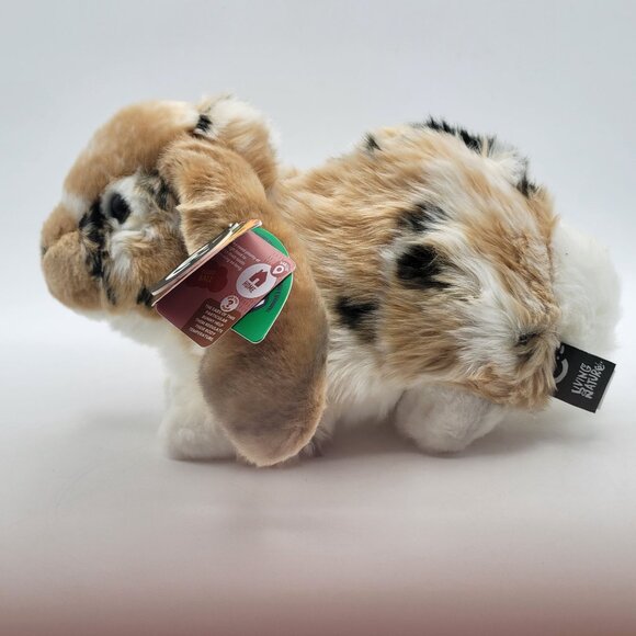 NWT Living Nature Brown Dutch Lop Eared Rabbit 9" Realistic Animal Plush Soft - Picture 4 of 9